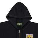 Black Coin Horse Zip Hoodie