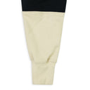 Cream Intarsia Crop Half Zip Sweater