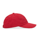 Red Brushed Crest Hat