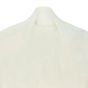 Cream Long Sleeveless Dress