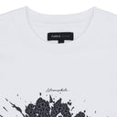WHITE Textured Sky High T-shirt