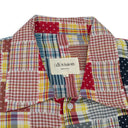 Blue / Red Mosaic Short Sleeve Shirt