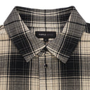 Brown/Rice Overdye Plaid Western Shirt
