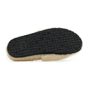 Tan Shearling Fur Logo Slippers