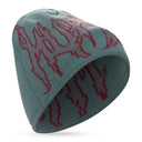 Green/Red Skully Beanie