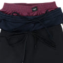 Black 3 Layered Track Pants