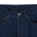 Blue Split Reversed Denim Trousers