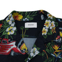 Multicolor Hot Rod Hawaiian Girl Button-Up
