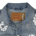 Blue Cotton Wreath Denim Jacket