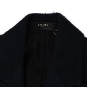 Navy Single-Breasted Coat