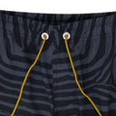 Black / Grey Zebra Swim Trunk