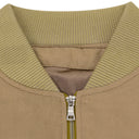 Khaki Canvas 'Woman' Bomber Jacket