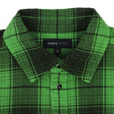 Green Plaid Western Shirt