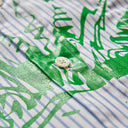 Blue Mindblown Print Oxford Shirt