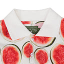 Multicolor Kiss My Grits Watermelon Polo Shirt