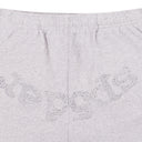 Heather Grey Rhinestone Beluga V2 Wide Leg Sweatpants
