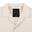 Antique White Leather Short Sleeve Shirt