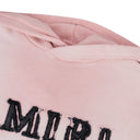 Silver/Pink Amiri MA Bar Applique Hoodie