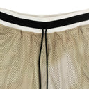 Gold Tie Dye Mesh Basketball Shorts