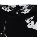 Black Hardies Fist Rhinestone Cotton Wreath Hoodie