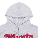 Heather Grey Atlanta Full Zip Hoodie