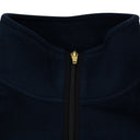 Blue Quarter Zip Fleece Pullover
