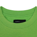 Fluorescent Green Textured Glitch T-shirt
