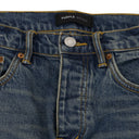 Dark Indigo Vintage Square Patch Repair Jeans