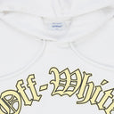 White Goth Logo Hoodie