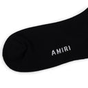 Black/White Varsity Script Sock