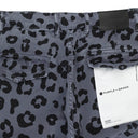 Black Monogram Leopard Print Cargo Pants