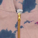Pink Peach Tie Dye Zip-UP Hoodie
