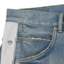 LT INDIGO Tearaway Side Snaps Jeans