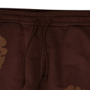 Brown Mono Wreath Sweatpants