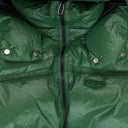 Green Nylon Puffer Jacket