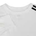 White M 3s Ls Tee White