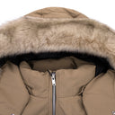 Dune/Bronze Cloud Shearling Bomber Jacket