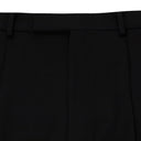 Black Pleated Trousers