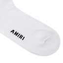 White/Baby Blue Varsity Script Sock