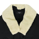 Black Cropped Parka Jacket