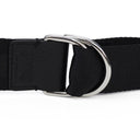Black Peace Wreath Webbing D-Ring Belt
