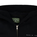 Black Ellis Tears Zip Hoodie