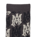 Black All-Οver Print MA Logo Socks