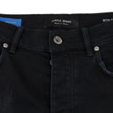 Black High Contrast Dye Skinny Jeans