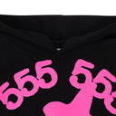 Black/Pink Beluga Angel Number Hoodie