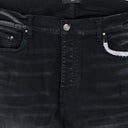 Black Bandana Art Patch Skiny Jeans