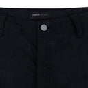 Black Woven Cargo Pants