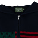 Blue Flag Zip Sweater