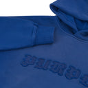 Mazarine Blue HWT Gothic Wordmark Fleece PO Hoody
