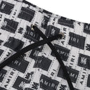 Black/White Amiri Interweave Swimtrunk